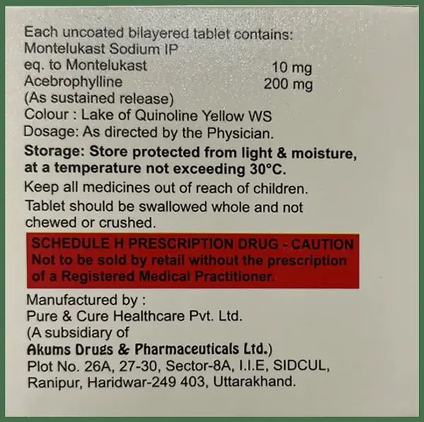 Lukaflu Tablet SR