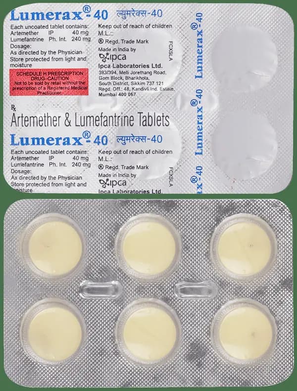 Lumerax 40mg/240mg Tablet thumbnail 3