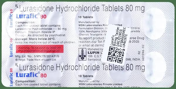 Lurafic 80mg Tablet
