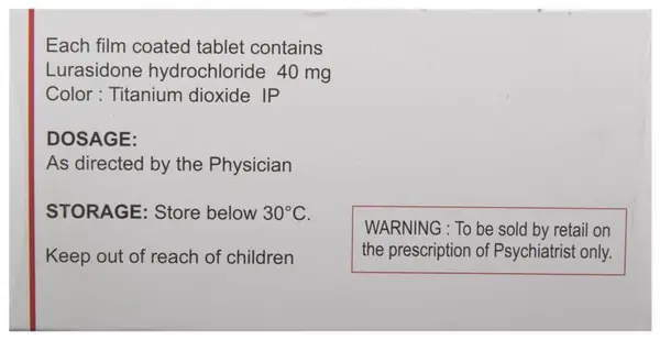 Lurata 40 Tablet