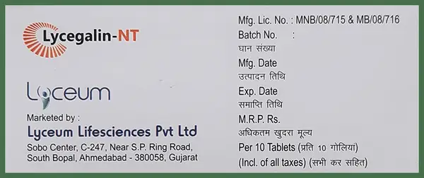 Lycegalin-NT Tablet