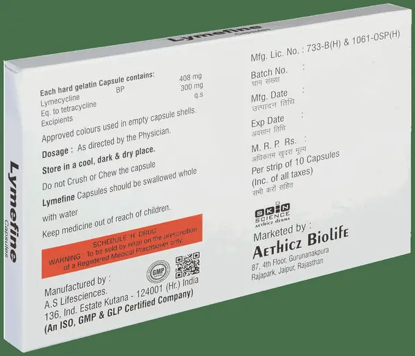 Lymefine 408mg Capsule