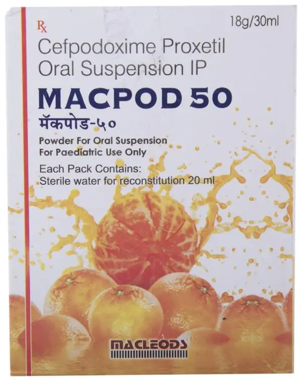 Macpod 50 Oral Suspension