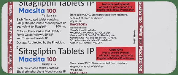Macsita 100mg Tablet