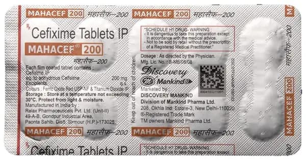 Mahacef 200 Tablet