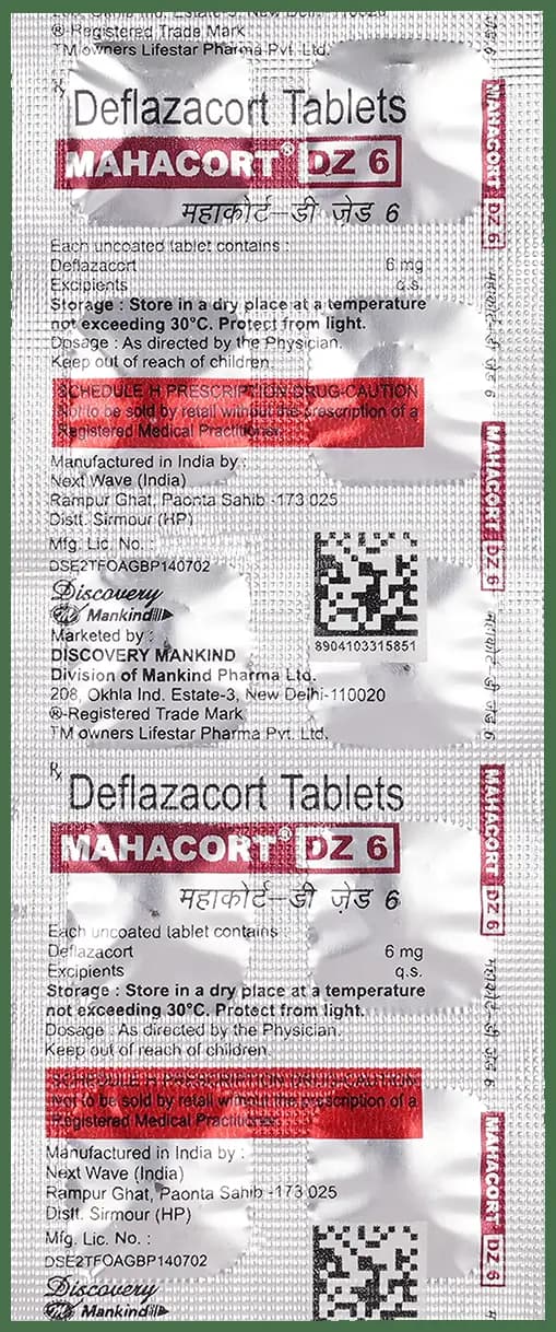 Mahacort DZ 6 Tablet thumbnail 4