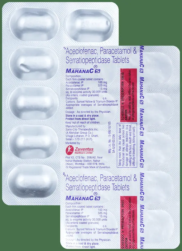 Mahanac S Tablet