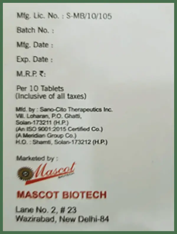 Masonac-SP Tablet