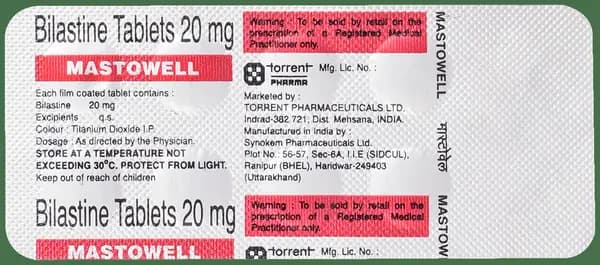 Mastowell 20mg Tablet thumbnail 2