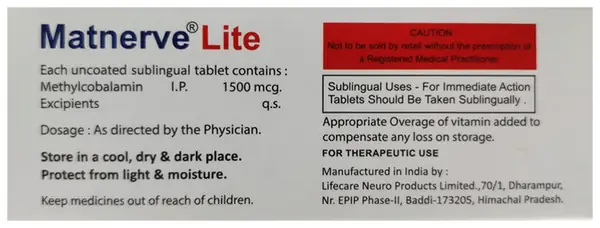 Matnerve Lite Tablet