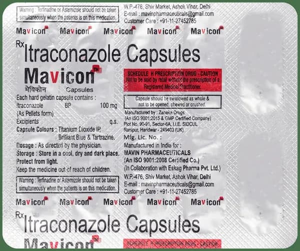 Mavicon 100mg Capsule