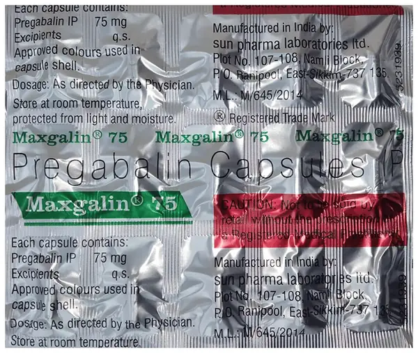 Maxgalin 75 Capsule thumbnail 2