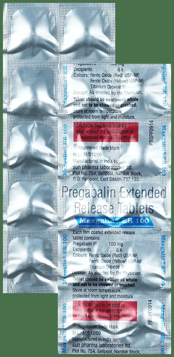 Maxgalin ER 100 Tablet thumbnail 2