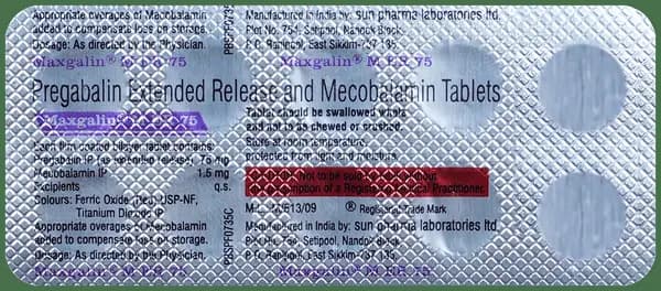 Maxgalin M ER 75 Tablet