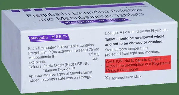 Maxgalin M ER 75 Tablet thumbnail 3