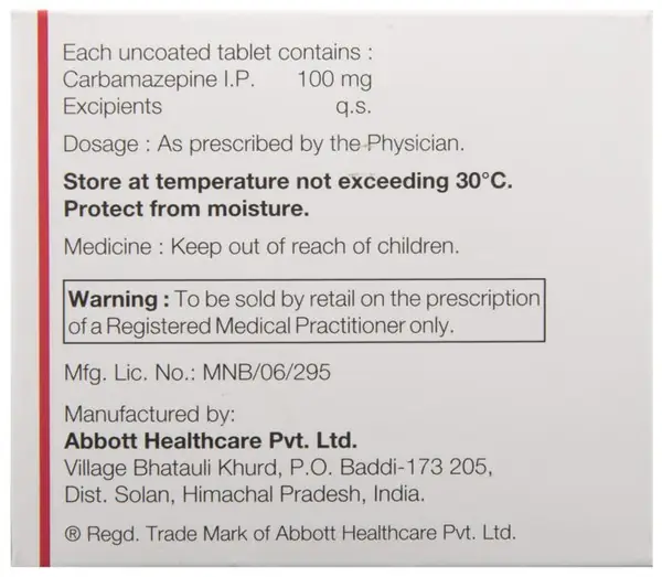 Mazetol 100 Tablet