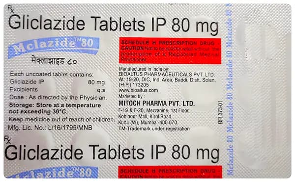 Mclazide 80 Tablet thumbnail 2