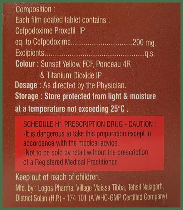 Mecoceff 200mg Tablet thumbnail 3