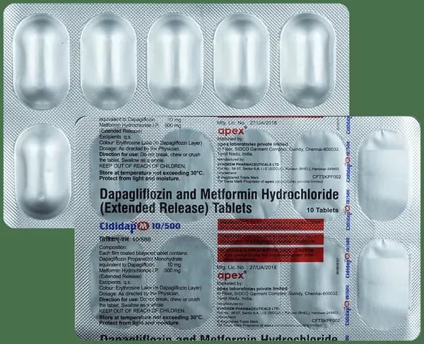 Cididap M 10mg/500mg Tablet