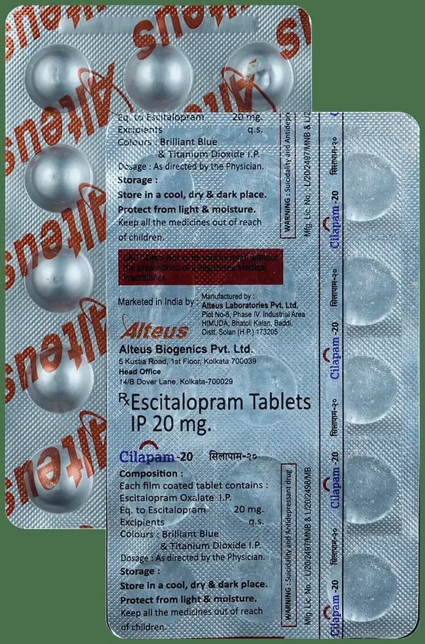 Cilapam 20 Tablet