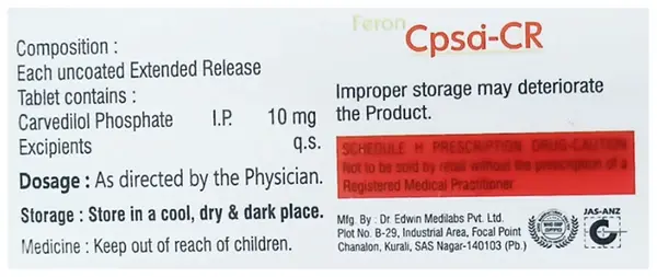 Cpsa-CR Tablet ER thumbnail 3