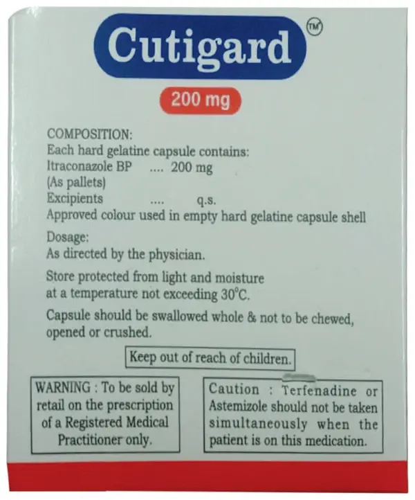 Cutigard 200mg Capsule thumbnail 2
