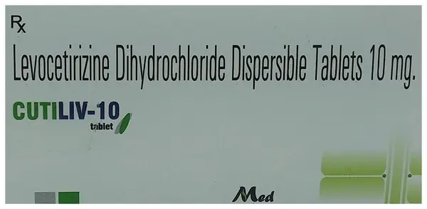 Cutiliv 10 Tablet DT