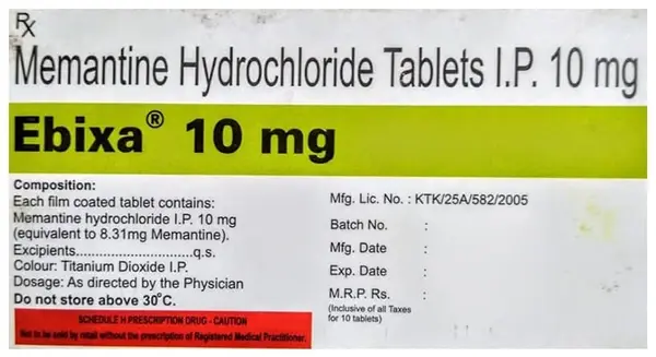 Ebixa 10mg Tablet thumbnail 5
