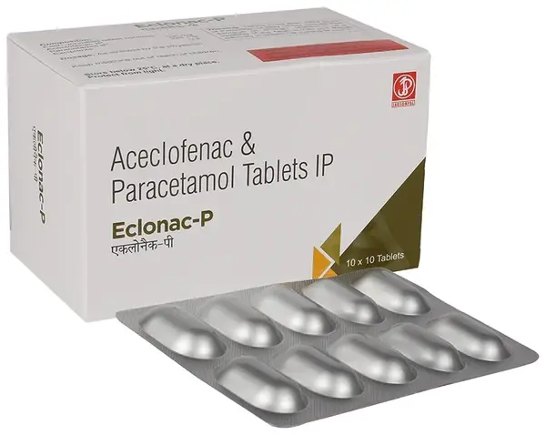 Eclonac P 100mg/500mg Tablet