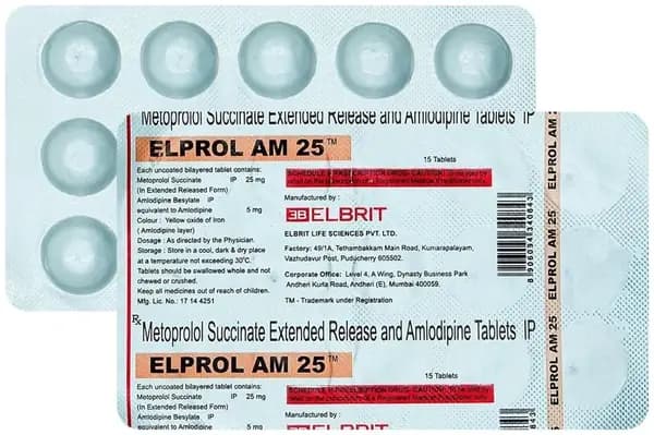 Elprol AM 5mg/25mg Tablet ER