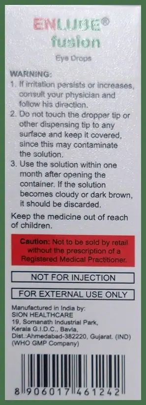 Enlube Fusion Eye Drop thumbnail 3