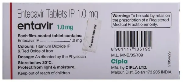 Entavir 1mg Tablet thumbnail 5