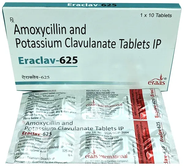 Eraclav 625 Tablet