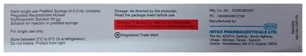Erypeg 50mcg Injection thumbnail 3