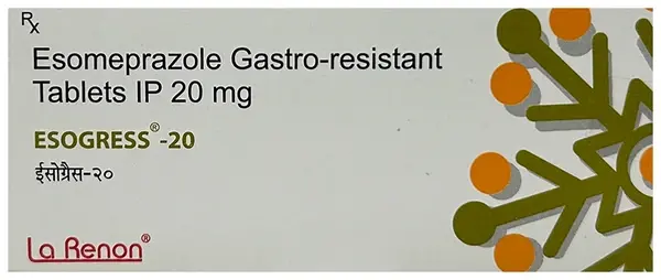 Esogress 20mg Tablet