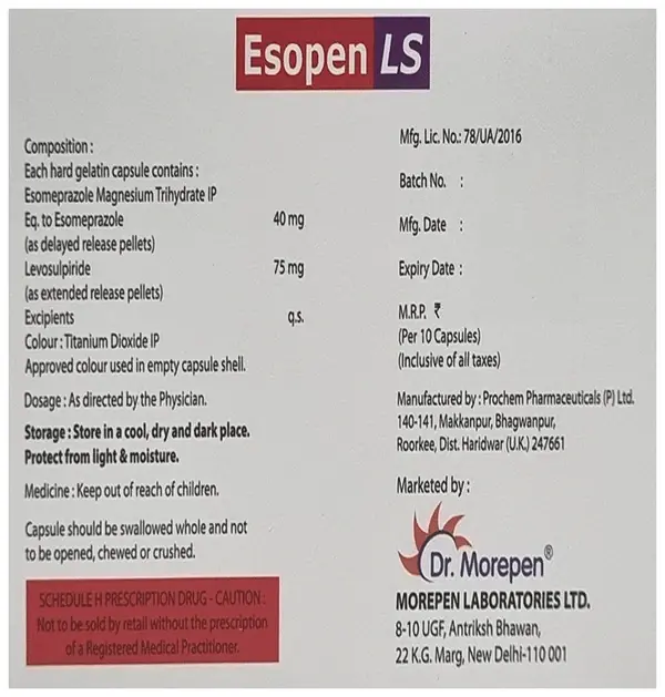 Esopen LS Capsule ER thumbnail 2