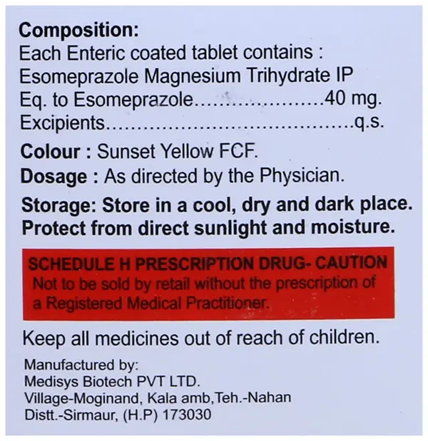 Esopic 40 Tablet thumbnail 3