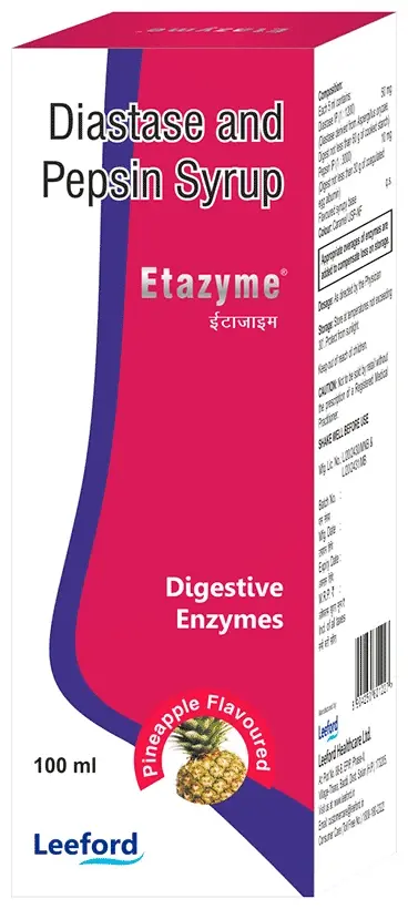 Etazyme Syrup Pineapple