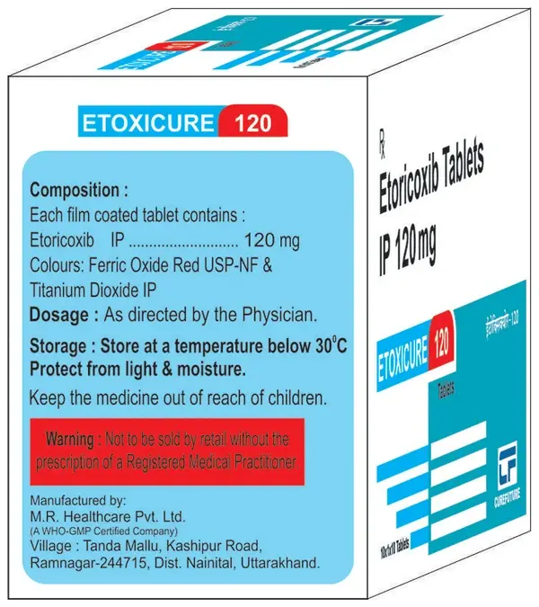 Etoxicure 120 Tablet thumbnail 3