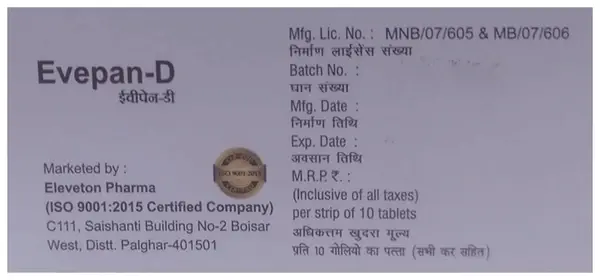 Evepan-D Tablet thumbnail 3