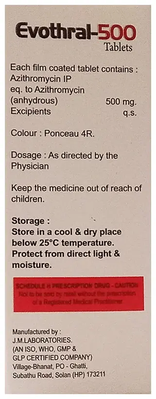 Evothral 500 Tablet thumbnail 3
