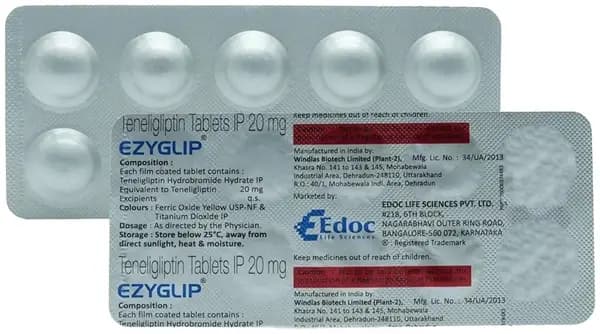 Ezyglip 20mg Tablet