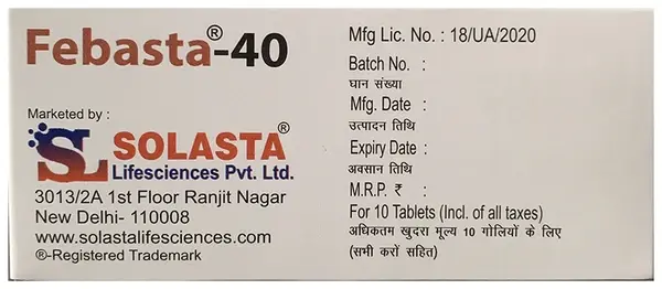 Febasta 40 Tablet thumbnail 3