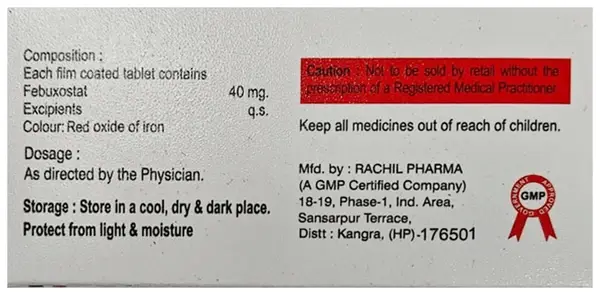 Febudex 40 Tablet thumbnail 3