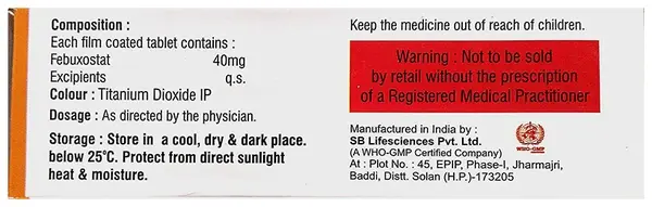 Febuglenz 40 Tablet thumbnail 3