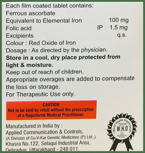 Ferrous Max Tablet thumbnail 3