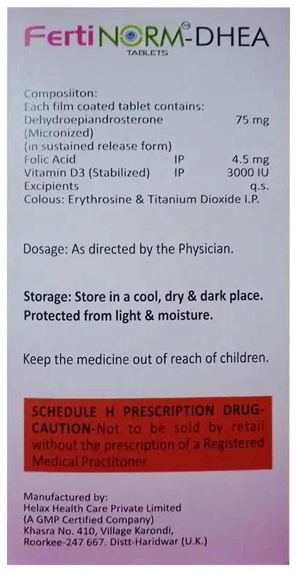 Fertinorm-Dhea Tablet thumbnail 2