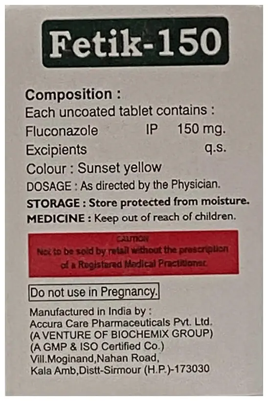 Fetik 150 Tablet thumbnail 2