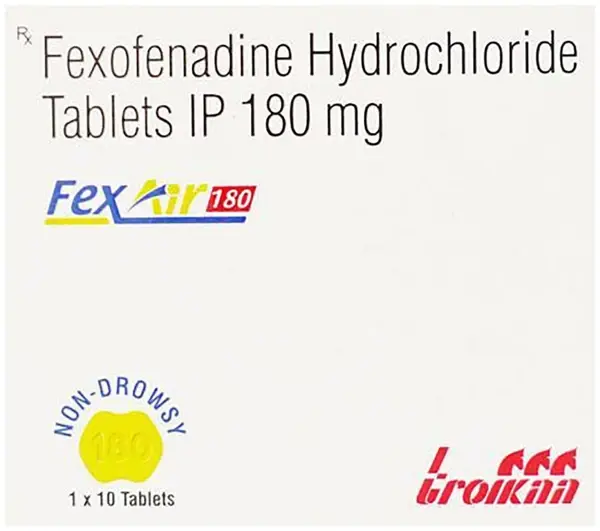 Fexair 180mg Tablet