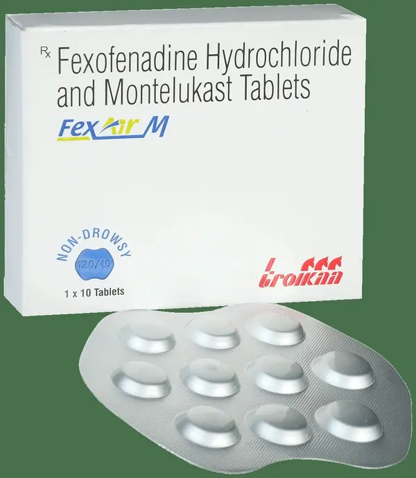 Fexair M 10mg/120mg Tablet